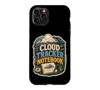 Cloud Tracker Notebook Humour météo Coque pour iPhone 11 Pro