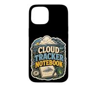 Cloud Tracker Notebook Humour météo Coque pour iPhone 15