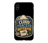 Cloud Tracker Notebook Humour météo Coque pour iPhone XS Max