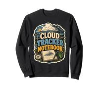 Cloud Tracker Notebook Humour météo Sweatshirt