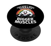 Cloud You Don’t Need Therapy You Just Need Bigger Muscles PopSockets PopGrip Adhésif