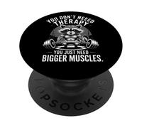 Cloud You Don’t Need Therapy You Just Need Bigger Muscles PopSockets PopGrip Adhésif