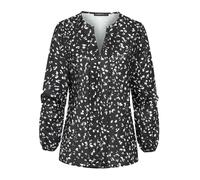 Cloud5ive Chemisier chocolat / noir / blanc, Taille XXL