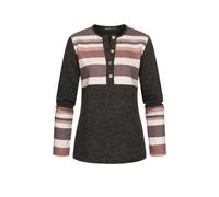Cloud5ive Pull-over marron / gris chiné / baie / blanc, Taille XL