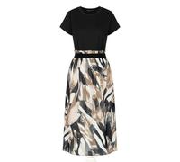 Cloud5ive Robe camel / gris / noir / blanc, Taille 34