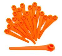 Cloudarrow Lot de 100 lames de rechange en plastique pour tondeuse à gazon Gardena 9823 9825 9820 9821 9828 9829 8840 8841 2417