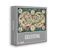Cloudberries Celestial de Puzzle Haut de Gamme de 1000 pièces pour Adultes avec Carte étoilée Vintage et Conception astronomique. Fabriqué en Europe.