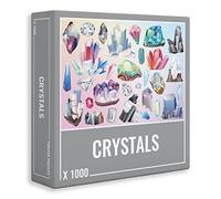 Cloudberries Crystals de Puzzle de 1000 pièces pour Les Adultes. Design Cool Violet et Rose regorgeant de gemmes, de Diamants et de Pierres précieuses, avec Un dégradé Subtil. Fabriqué en Europe.
