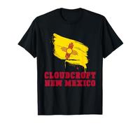 Cloudcroft New Mexico NM Splatter Voyage Vacances Souvenir T-Shirt