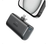 Cloudds_Batterie Externe Nano 5000 Mah 22,5 W,Connecteur Usb-C Pliable Intégré,Compatible Avec Iphone 16/15,Samsung S22/23,Note20/10,Huawei,Ipad Pro/Air,Airpods Et Plus Encore(Noir)