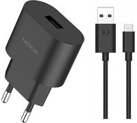 Cloudds-Chargeur Rapide 18w 3a Pour Nokia Ad-18we Usb A Vers C Câble De Charge Adaptateur Secteur Pour Nokia 8.3 7.2 6.2 6.1 5.4 5.3 3.4 3.1 Nokia G60 G50 G42 G22 G21 G11 G10 Nokia X30 X20 X10