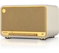 CLOUDDS_D32 Enceinte Sans Fil De Table,Audio Hr,Ldac,Alac,60W (Rms),Arch. Acoust. 2.1,11 H D'Autonomie,Contrôle Via App,Bluetooth 5.3,Airplay2,Entr. Usb-C Et Aux,Blanc