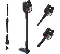 CLOUDDS_Hf410H Aspirateur Balai Sans Fil,Puissant 42Aw De Puissance Continue,Léger,Ultra-Maniable Jusqu'À 360° Pour Tous Types De Sols,Brosse Anti-Twist Avec Éclairage Led,Noir Magenta