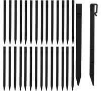 CLOUDDS_Lot De 30 Piquets D'Ancrage De Jardin En Plastique Très Résistants Pour Maintenir Le Fond Du Filet De Jardin