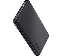 Cloudds_Mobile Primo Batterie Externe Rapide 10000mah,Power Bank Ultra Mince Usb-C 3a,3 Entrées,Chargeur Iphone,Ipad,Apple,Samsung,Xiaomi,Huawei,Airpods,Téléphone Portable,Tablette,Noir