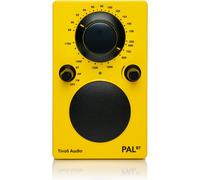 CLOUDDS_Pal Bt-Radio Vintage Rechargeable 16H De Batterie-Enceinte Bluetooth Portable Retro-Poste Radio Am / Fm-Résistant À L'Eau-Jaune