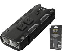 CLOUDDS_Tip Se-Mini Lampe De Poche-700 Lumens Led-Rechargeable Usb C-Lampe Torche Porte-Clé-Etanche Ip54 Avec 4 Modes 26 Grams([ Noir ])