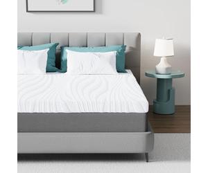 CloudÉtoile Surmatelas 90x200 cm H2/H4 Mousse Viscoélastique - 2 en 1 Matelas Topper Mémoire de Forme 7,5 cm Surmatelas pour Lit Boxspring, Topper 90x200 Mousse Gel, Certifié CertiPUR-EU Oeko-TEX