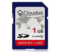 Cloudisk Carte mémoire SD Classe 4 pour appareils photo numériques, GPS, imprimantes, appareils audio et caméras embarquées 1 Go