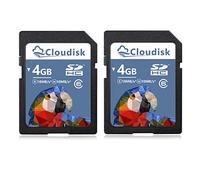 Cloudisk Lot de 2 Cartes mémoire Flash 4 Go