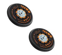 Cloudpower Lot de 2 patins de ponçage de 15,2 cm pour ponceuse orbitale, disque de polissage à filetage 5/16-24 avec disque de support à 37 trous pour outils MAXXT (2)
