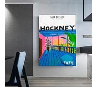 CloudShang David Hockney Art Tirages Piscine plongée splash Affiche Murale Terrasse Vintage Oeuvre Abstraite Salon Chambre Decoration K06172