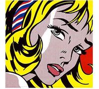CloudShang Décoration de salon fille avec ruban cheveux C.1965 Poster bande dessinée Roy Lichtenstein Pop Art Peinture Wall Image E17047