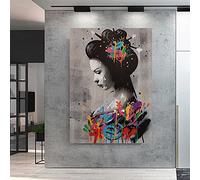CloudShang Drôle Graffiti Portrait Affiche Célèbre Figure Amour Féminisme Murale Art Estampes Couple Home Decor Abstrait Femmes Tableaux Bansky Pop I01147