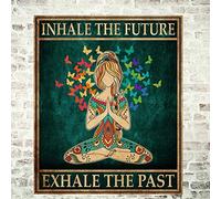CloudShang Étirement Entraînements Iyengar Affiche Femme Yoga Rétro Mode méditation Murale Art Toile tableau Peinture Home Gym Decoration Image D17093