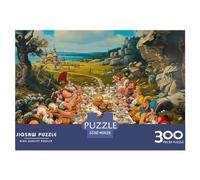 cloudssstore Puzzle de 300 pièces en bois épais pour adultes - Jeu éducatif - Soulagement du stress - Décoration de la maison - Jouet intellectuel de relaxation et d'intelligence - 300 pièces (40 x 28