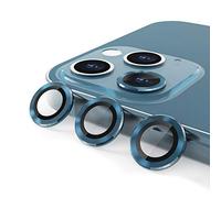 CloudValley Caméra Arrière Protecteur Compatible avec iPhone 12 Pro Max, [Alliage d'aluminium], Couverture Complet & 9H Dureté Film de Protection Caméra Lentille, Bleu