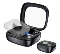 CloudValley Étui de Chargement sans Fil pour Oura Ring 5, Station de Charge Portable de Voyage 2000 mAh, Noir, Lithium-ION