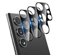 CloudValley Lot de 3 protecteurs d'objectif anti-rayures, verre trempé, ultra fin, pour Samsung Galaxy S22 Ultra 5G