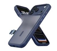 CloudValley pour iPhone 17/18 Pro Max, Contrôle de l'appareil Photo, Compatible MagSafe, Protection Antichoc de Qualité Militaire, Coque Translucide Mate Antichoc, Bleu