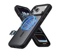 CloudValley pour iPhone 17 Pro Max, Contrôle de l'appareil Photo, Compatible MagSafe, Protection Antichoc de Qualité Militaire, Coque Translucide Mate Antichoc, Noir