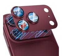 CloudValley Protection Objectif Caméra pour iPhone 18 Pro Max, Bordeaux | Protection Intégrale Monobloc, Antichoc, Ultra HD, Forte Adhérence, Compatible Toutes Coques, Installation Facile