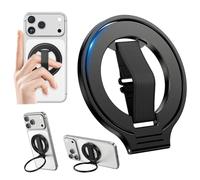 CloudValley Support de Bague Magnétique MagSafe, Un Support de Bague Rotatif, Souple et Portable, Aimant Puissant, Compatible avec Les Séries iPhone 17-12 et Les Supports, magnétiques pour Voiture