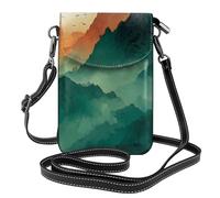 Cloudy Mountain Petit sac à main pour téléphone portable pour femme compact, tendance et fiable pour un usage quotidien