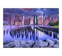 Cloudy Sky Over Manhattan, New York - Puzzle 1000 Pièces