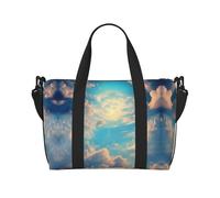 Cloudy Sky Sac de voyage étanche pour gym, sport, vacances