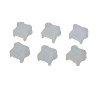 Clouer No Mar Tip, compatible avec DeWalt 20V DCN680B-CA BCN680D1 DCN681D1, remplace N558471 N569446, nez en plastique transparent (lot de 6)