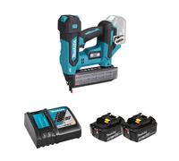 Cloueur 18V DBN501Z + 2 batteries BL1850B 18V 5 Ah + chargeur rapide DC18RC MAKITA