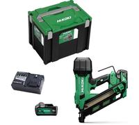 CLOUEUSE CHARPENTE sans fil 18V - BRUSHLESS - 34° - clous D 34-90 - 120J - MV - 2x 18V 5 -0Ah en HSC IV - HIKOKI - NR1890DCAWQZ