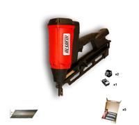 Cloueur à gaz charpente 34° - ALSAFIX - D90G2 + 5 packs