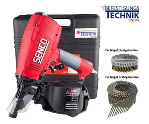 Cloueur de bobines pneumatique Senco SCN49XP 32-65mm pour clous de bobines 16° fil et plast