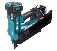 Cloueur de charpente 90mm pointes en D 34 º LXT MAKITA DBN900RTE BL1850B X 2 + chargeur DC18RC