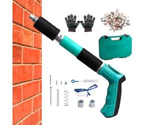 Cloueur électrique pour bois et béton - Béton portatif, ensemble d'agrafeuses-cloueuses comprenant 200 clous, outil de fixation de construction durable, cloueuse facile à prendre en main pour l'amélio