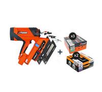 Cloueur Paslode à gaz COMBIXi avec batterie et chargeur + 3 packs 2,8 x 70mm + 2 packs 4 x 35mm - SPIT - 014005