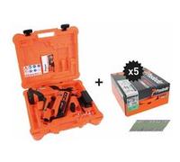 Spit Paslode Cloueur à gaz IM90Xi Lithium avec 5 packs (2500) 2,8x70 CRT en mallette