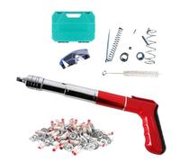 Cloueur Pneumatique Manuel - Fixation De Clous Portable, 5 Vitesses, Fixation De Panneaux Muraux, Brique Rouge, Béton, Bois | Bricolage Maison Atelier Outil De Menuiserie Durable Facile À Utiliser Dur